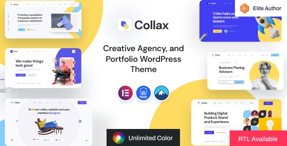 Collax (v1.1.2) Creative Agency WordPress Theme
