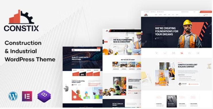 Constix v1.0.3 Construction Factory & Industrial WordPress Theme