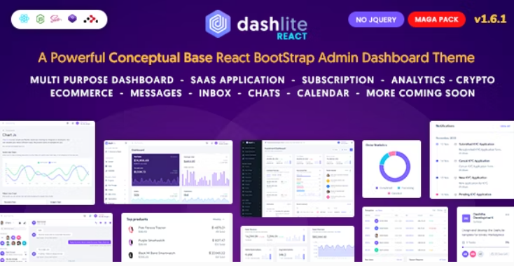 DashLite v1.8.0 React Admin Dashboard Template