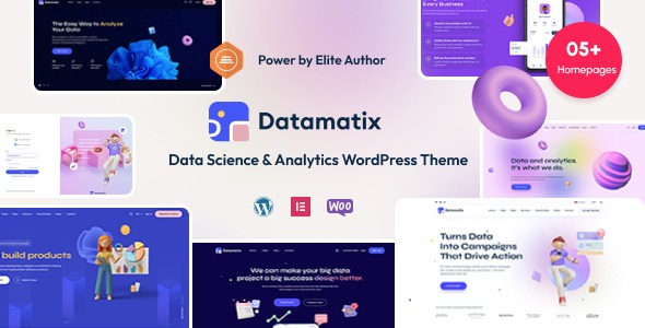 Datamatix v1.2.8 Data Science & Analytics WordPress Theme