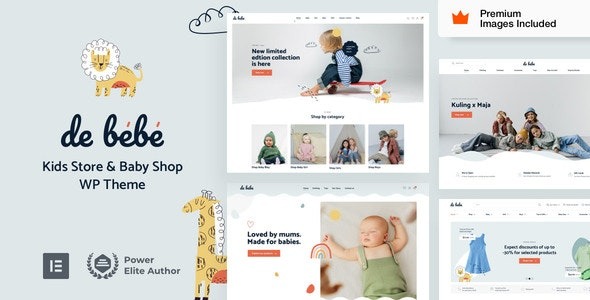 Debebe v7.2 Baby Shop and Children Kids Store WordPress