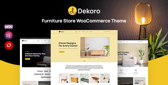 Dekoro v1.0.3 Furniture Store WooCommerce Theme