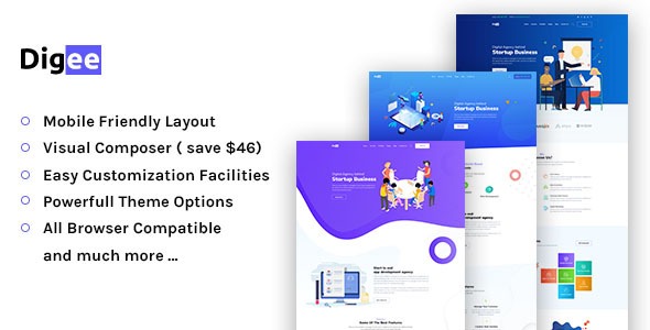 Digee v2.0.5 Digital Marketing Agency WordPress Theme
