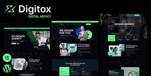 Digitox v1.0.2 Digital Agency WordPress Theme