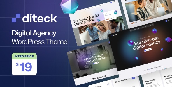 Diteck (v1.0.1) Digital Agency WordPress Theme