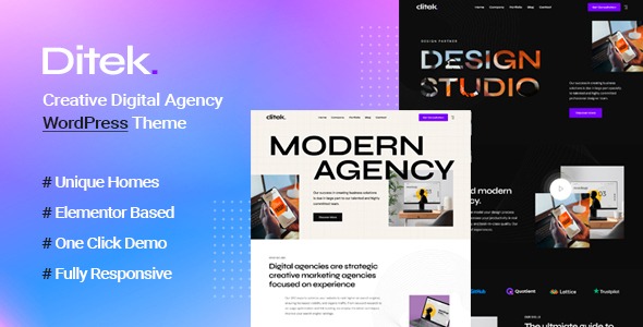 Ditek v1.0.0 Digital Agency Creative Portfolio WordPress Theme
