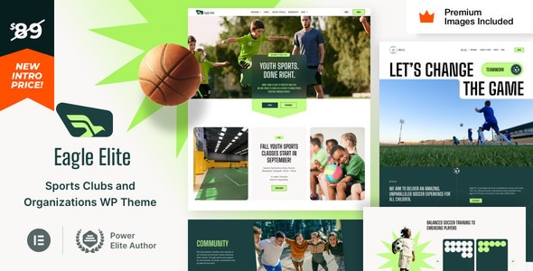 EagleElite v1.0 Sports Club WordPress Theme [Activated]