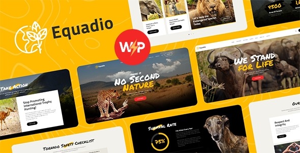 Equadio v1.0.4 Non-Profit and Environmental WordPress Theme