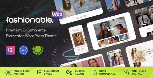 Fashionable (v1.0.10) Clothing & Apparel WooCommerce Theme