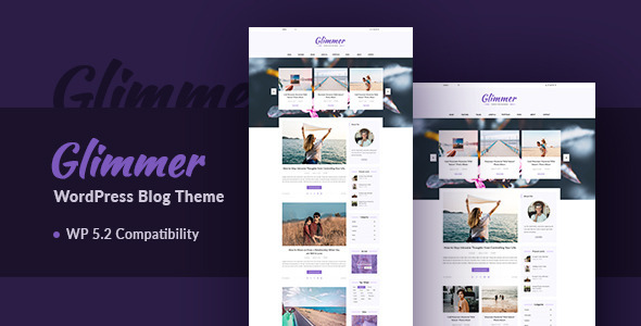 Glimmer (v3.1) A Responsive WordPress Blog Theme
