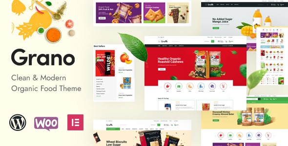 Grano (v1.0.3) Organic & Food WordPress Theme