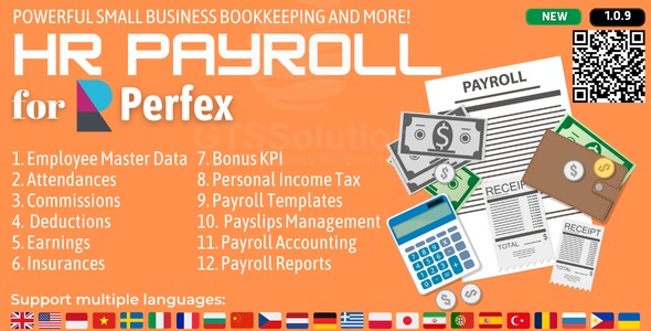 HR Payroll module for Perfex CRM v1.0.9