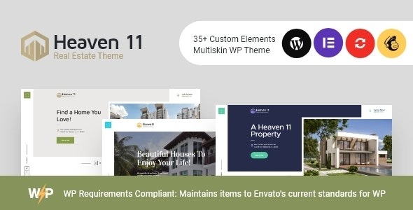 Heaven11 (v1.0.8) Property & Apartment Real Estate WordPress Theme #