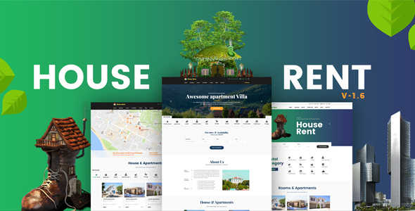 HouseRent v1.6.1 Multi Concept Rental WordPress Theme
