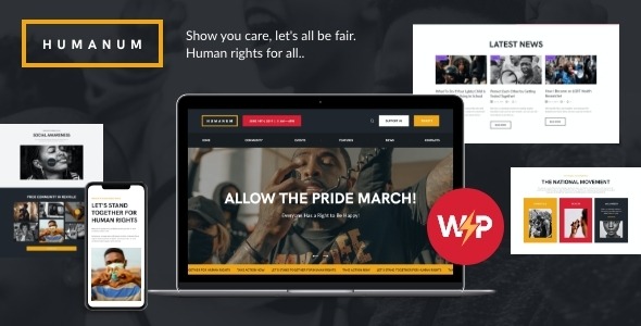 Humanum v1.0.9 Human Rights WordPress Theme