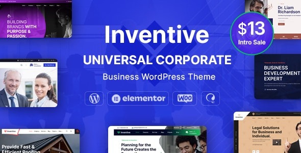 Inventive (v1.1) Multi-Purpose Business WordPress Theme