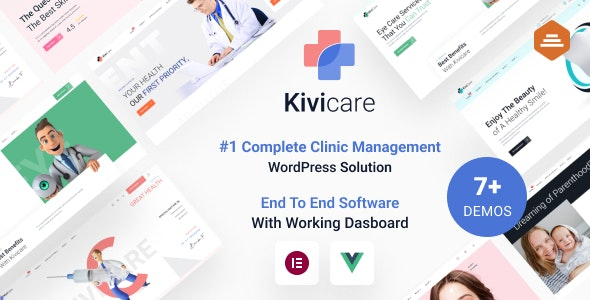KiviCare Theme (v2.2.13) Medical Clinic & Patient Management WordPress Theme