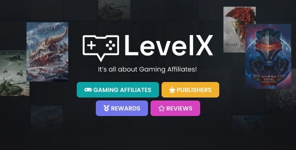 LevelX v1.6 Gaming Affiliate WordPress Theme