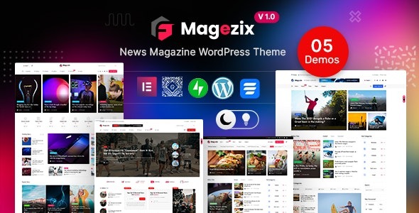 Magezix (v1.0.7) Newspaper & Magazine WordPress Theme