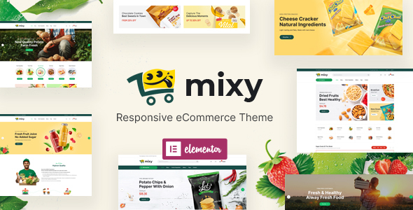 Mixy (v1.0.2) Organic Food Store WordPress Theme