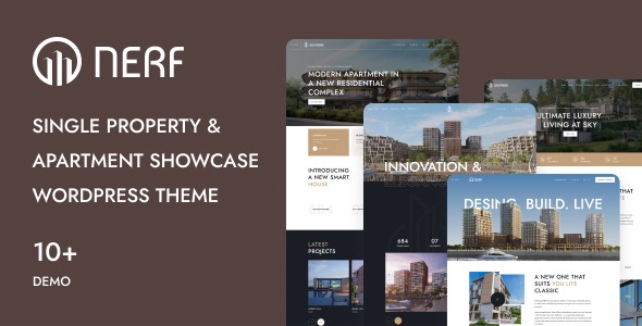 Nerf v1.0.5 Single Property WordPress Theme