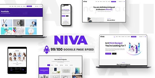 Niva v2.0.2 Creative Agency WordPress Theme