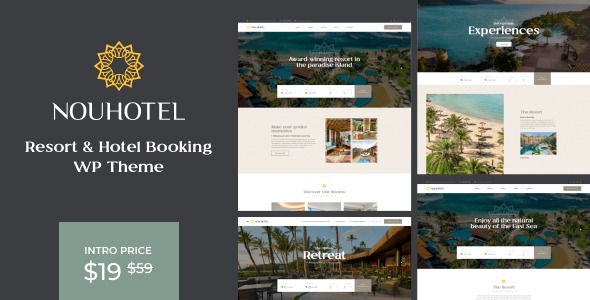 NouHotel (v1.0.8) Resort & Hotel Booking WordPress Theme