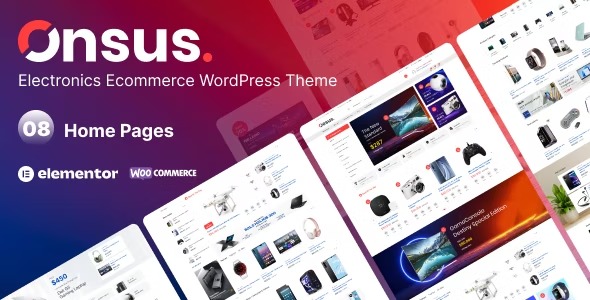 Onsus v1.0.5 Electronics E-commerce WordPress Theme