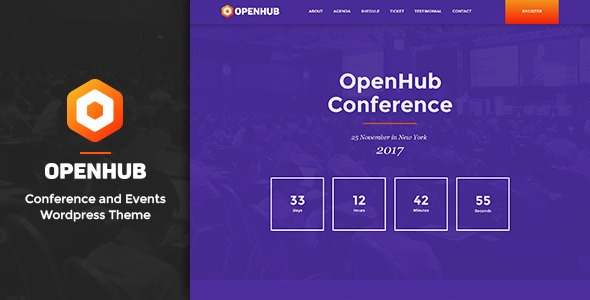 OpenHub v1.6 A Stylish Events & Conference Theme