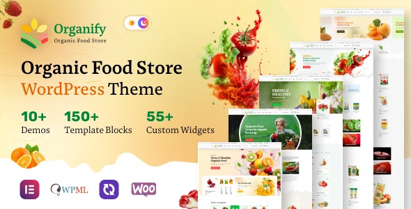 Organify v1.0.0 Organic Food Products WordPress Theme