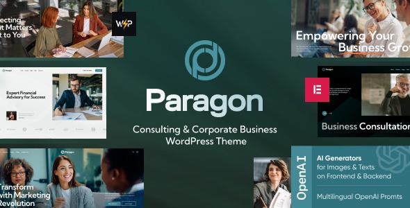 Paragon v1.0 Consulting & Corporate Business WordPress Theme [Activated]