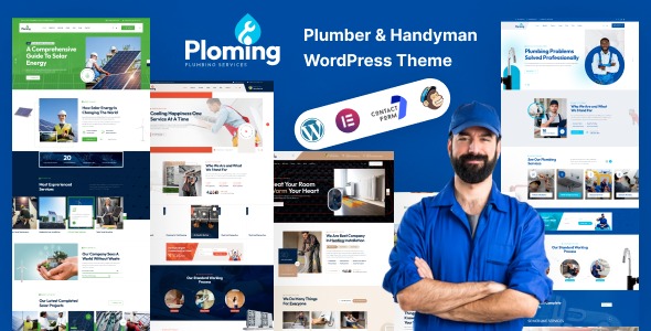 Ploming v1.0.0 Plumber & Handyman WordPress Theme