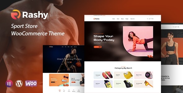 Rashy v1.0.8 Sport Store WooCommerce Theme