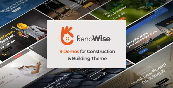 RenoWise (v1.1.9) Construction & Building Theme