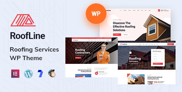 RoofLine v1.0 Roofing Services WordPress Theme