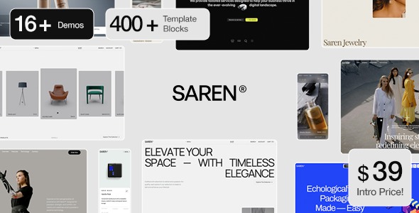 Saren v1.2.1 Multi-Concept WooCommerce WordPress Theme