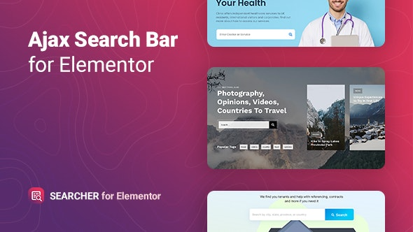 Searcher Ajax Search for Elementor v1.0.3