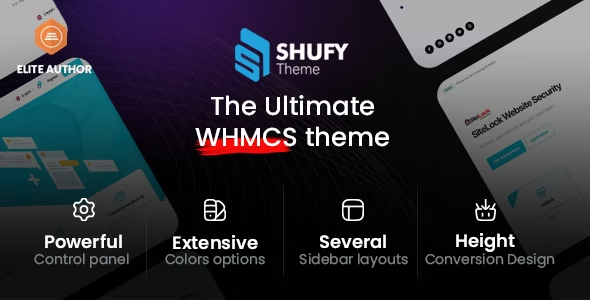 ShufyTheme (v1.2.5) The Ultimate WHMCS Theme [Activated]