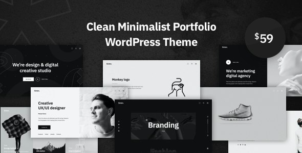 Sixten (v2.0.7) Minimalist Portfolio WordPress Theme