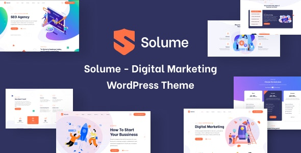 Solume v1.1.0 Digital Marketing WordPress Theme