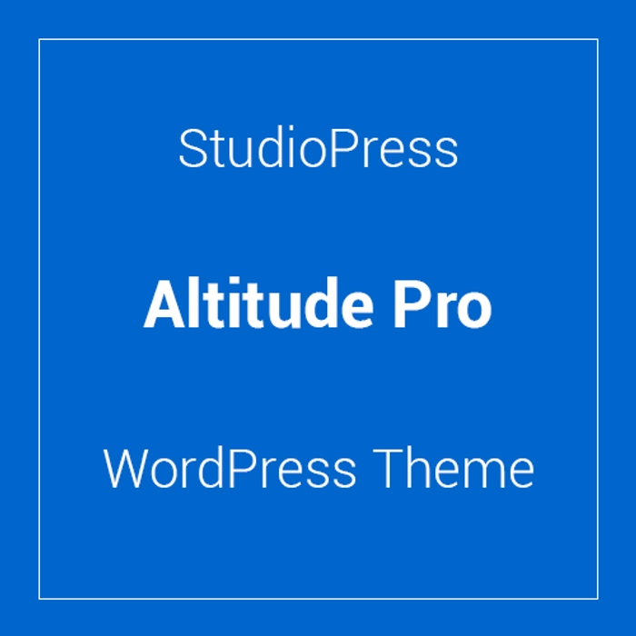 StudioPress Altitude Pro Genesis WordPress Theme v1.5.1