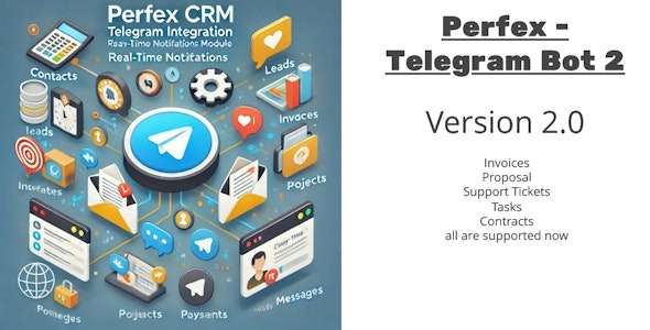 TelegramBot Chat Module for Perfex CRM v2.0.1