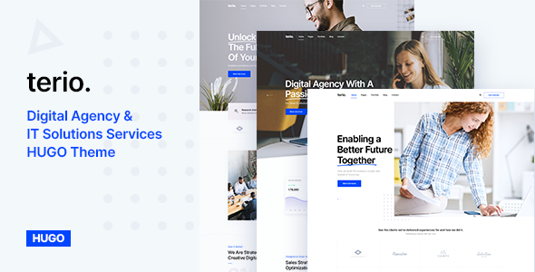 Terio – Digital Agency & IT Services Hugo Theme