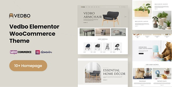 VEDBO v1.1.1 Elementor WooCommerce Theme