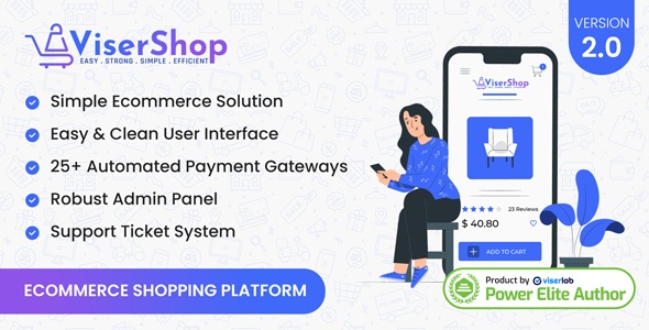 ViserShop v2.0 – eCommerce Shopping Platform [Activated]