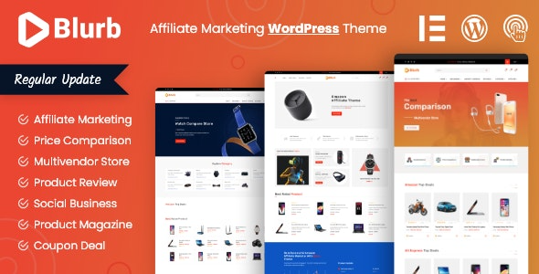 Blurb (v2.1.4) Affiliate Marketing WordPress Theme