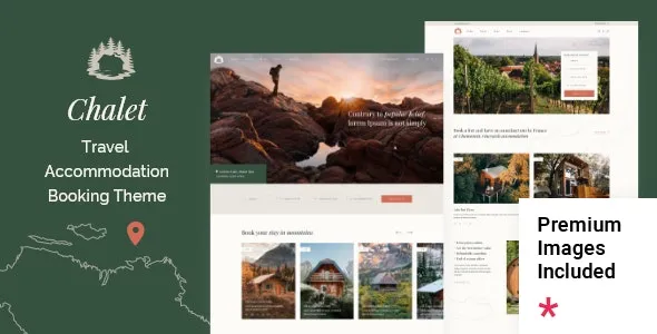 Chalet (v1.1) Travel Accommodation Booking WordPress Theme (Activated)