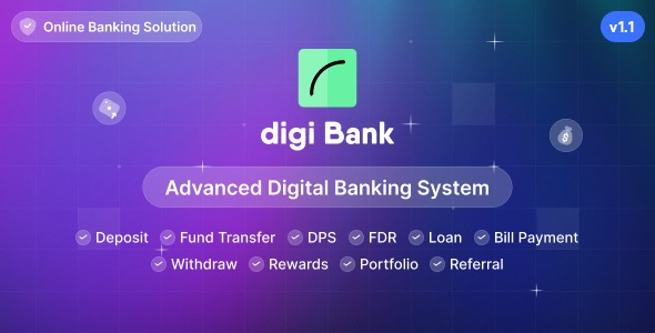 Digibank v1.6 Advanced Digital Banking System with Rewards [Activated]