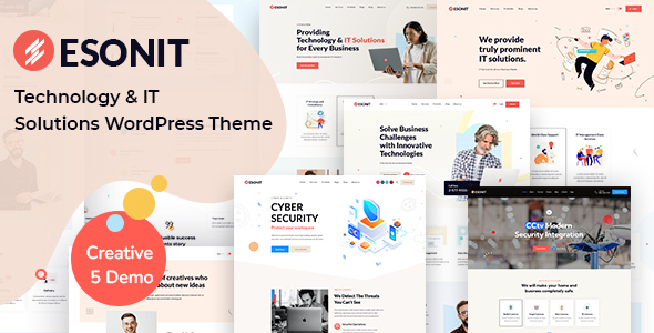 Esonit (v1.3) IT solutions WordPress Theme