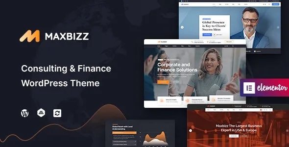 Maxbizz v1.2.3.13 Consulting & Financial Elementor WordPress Theme [Activated]